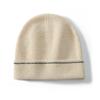 Gorro de cachemira pura a juego para mujer, gorro de lana con cordón ajustable para otoño e invierno, gorro de punto grueso, cálido, sencillo, con punta cerrada