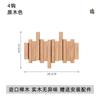 Perchero de Pared de Madera Maciza con Forma de Tecla de Piano Gancho de Pared Dormitorio Puerta de Entrada Trasero Estante de Almacenamiento Perchero sin Perforaciones