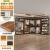 Cabideiro de metal guarda-roupa combinação aberta de chão cabide de roupas de quarto cabide de closet walk-in doméstico