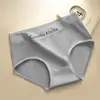 Pantaletas de algodón puro grado 7A estilo japonés para mujer, tiro medio, transpirables, con entrepierna antibacteriana, sensación de segunda piel, color liso, para niñas