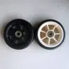 Ruedas para Cochecito de Bebé, Ruedas de Alta Visión, Ruedas Giratorias Silenciosas de PU Originales Modificadas y Ampliadas