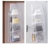 Bolsa colgante transparente de PVC multiusos Zakka, de tela no tejida, para sala de estar, para colgar en la pared del baño