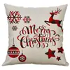 Nova importação quente Amazon eBay AliExpress Foto de Natal Almofada de flor Capa de almofada de Natal Ano Novo
