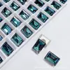 K9 broca de uñas Maillard de alta calidad verde oscuro con diamantes mixtos corte de semilla china fondo puntiagudo corte de nido de pájaro accesorios de joyería de huevo de paloma Diamante