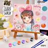 20*20 Desenho Animado Pintura a Óleo Digital DIY Colorir Pintura Decorativa Genshin Flor Pintura a Óleo Pintura a Óleo Digital Infantil Atacado