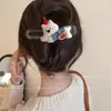 Bolso de hombro de cachorro lindo, pinza para moño en la parte posterior de la cabeza, pinza de pico de pato de alta gama, pasador para el cabello para mujeres