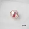 Estilo celebridade da internet Asas de pena real Asas de anjo bonitas Plug-in Bola transparente colorida Decoração Decoração de bolo para assar