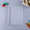 Pasta Transparente PP Fosca com Múltiplos Furos Argolas Plásticas Clip Punch A7 A6 A5 B5 A4 Pasta de Arquivo para Escritório