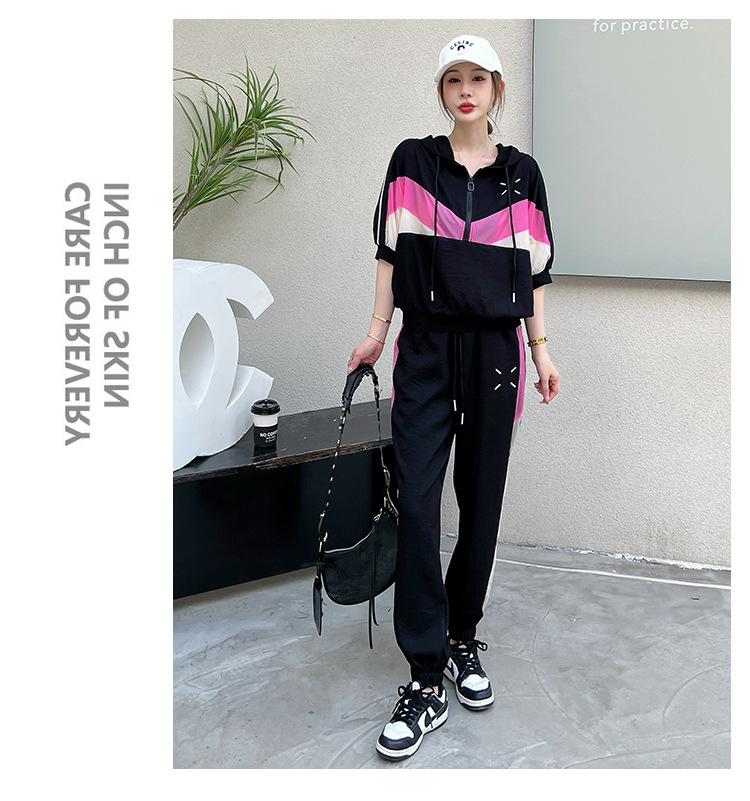 跨境淘货源2023春夏秋季新款街头潮流减龄小个子爆款欧货网红款运动套装休闲运动气质休闲时尚流行新款春夏秋装春夏秋装女装时尚套装套装女装春夏秋季套装女套装女女士运动服女装两件套套装卫衣套装休闲套装春夏秋季套装女装时尚套装盐系休闲套装女装2023