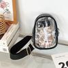 Mochila Transparente de PVC de Amazon Mini Crossbody Estudiante Bolso de Pecho para Exteriores Estadio Mochila Visual en stock