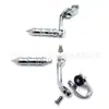 Accesorios de Pedal de Pie Antideslizante para Motocicleta Modificada, Aleación de Aluminio, Soporte de Pie para Parachoques 1.25