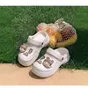 Zuecos de verano para mujer con suela gruesa, sensación de pisar excremento, zapatos de jardín EVA de punta cerrada, antideslizantes, resistentes al desgaste, que aumentan la altura, alargan las piernas, adecuados para uso en exteriores