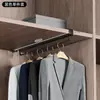 Cabide para Calças sem Furo, Cabide de Roupa Montado no Topo, Cabide de Calças Embutido para Guarda-Roupa, Cabide de Roupa em Forma de U, Barra de Suspensão Vertical