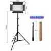 Luz LED Plana Fotográfica 520/600/800 Luz de Video para Transmisiones en Vivo, Sesiones al Aire Libre, Interiores y Bodas