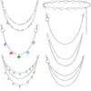 Joyería transfronteriza europea y americana colgante de mariposa de metal vintage cadena de cintura femenina en stock al por mayor hueca cadena corporal de amor traje
