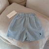 Shorts Infantis Lima 25 Verão Marca Japonesa da Moda Bordados Calças Casuais para Meninos e Meninas Calças Modernas de Cinco Pontos para Bebê