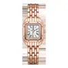 Reloj cuadrado pequeño de lujo ligero de alta gama, reloj de mujer de venta caliente transfronteriza, reloj de cuarzo moderno, reloj para mujer