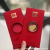 Oro Puro 999 Princesa, ¡Por Favor Hazte Rica! Nuevo Estilo Sobre Rojo Pegatina para Teléfono Regalo para Reunión Anual de la Empresa Contrato