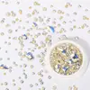 Paquete de material para manicura 2024 primavera y verano nuevo estilo mono mismo estilo hacha Corazón Torcido Cristal K9 diamante flash manicura al por mayor