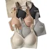 8369 # Sujetador Suave con Roscas y Encaje, Sujetador Ajustable Anti-Caída para Mujer, Tirantes Anchos Ajustables