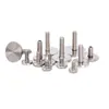 Clavos para Espejo Fijos con Tornillo, Clavos Publicitarios, Tornillos de Acero Inoxidable y Vidrio Sólido Apretados a Mano, Clavos Decorativos, Tornillos para Reclutamiento, Metabo