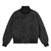 Chaqueta de Cuero de Moda para Hombre, Otoño Punk Tie-Dye Desgastada Holgada Cuello Alto Abrigo Corto de Cuero PU