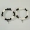 Europa e Estados Unidos transfronteiriços um par de pulseiras ins vento bons amigos namoradas contas elásticas Coringa pulseira de moda pulseira atacado