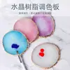 Venda Quente Transfronteiriça Paleta de Cores de Resina para Nail Art Ágata de Phnom Penh Paleta de Cores para Nail Art Placa de Exibição Ferramentas para Nail Art