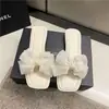 Verano Estilo Coreano Lazo Celebridad de Internet Estudiante Ropa de Abrigo Zapatos Antideslizantes Combinan con Todo Modernos Cómodos Pantuflas para el Hogar Estilo Dulce para Mujer