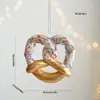 Decorações de Natal em tons de dourado, pingentes de plástico, bengalas de doce, pingentes de desenho animado de bolo de árvore de Natal, decorações de árvore de Natal