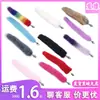 Cola de Zorro de Piel Artificial Plug Anal Cola Artificial Cabello Tease Sexo Suministros para Adultos Suministros para Masaje de Corte Trasero