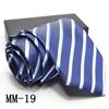 Corbata Formal para Hombre de Negocios Jacquard de 2400 Agujas a Rayas y Cuadros Fabricante Listo para Venta al por Mayor Variada