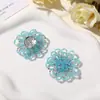 Moda estilo coreano, coloridos abalorios personalizados, flor hueca, DIY, dijes versátiles para zapatos, aretes, accesorios para el cabello, pinzas para el cabello