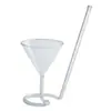 Copo de Coquetel Espiral Criativo Copo de Martini Giratório Copo de Coquetel com Cauda Longa Copo de Vinho de Vampiro Taça