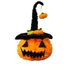 Linterna de calabaza de Halloween, adorno decorativo brillante, accesorio para decoraciones de Halloween, palo retorcido, materiales para manualidades DIY para niños, regalo