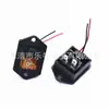 Soquete fêmea Tipo-C dois-em-um KCD1 interruptor basculante iluminado com furos de montagem para interruptor de força fixado em painel