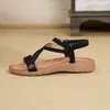 Amazon Wish 2026 Verano Nuevas Sandalias Casuales Planas Elásticas de Talla Grande para Mujer
