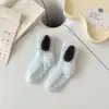 Meias de Chão Adulto Meias de Veludo Coral Casa Dormir Meninas Meninos Aumentadas Outono e Inverno Antiderrapante Quentes para Quarto com Ar Condicionado