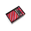 Set de Regalo de Corbata para Hombre, Corbata de Gama Alta, Corbata de Poliéster Seda Bordada, En Stock, Personalización de Logo, Corbata Atada a Mano