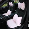 Cojín para Asiento de Coche Invierno Felpa Cojín para Coche Suave Cera Pelo de Conejo Anticongelante Cálido Cojín para Asiento de Coche Suministros para Coche
