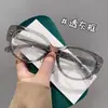 Gafas retro con montura negra para mujeres miopes, se pueden equiparar con lentes graduados, estilo ojo de gato moderno, aspecto natural, bloqueo de luz azul, ultraligeras y estilizadas
