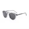 Gafas de Sol Polarizadas Redondas Estilo Nuevo Retro Europeo y Americano con Remaches, Elegantes y Versátiles Gafas de Sol de Acetato Estilo Callejero al por Mayor