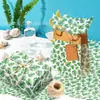 Papel Copia Hojas de Monstera Wx365 17g Papel de Regalo Dulce a Prueba de Humedad Papel Decorativo Hoja Verde Papel de Pera