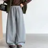 Pantalones de chándal para niña Primavera y Otoño 2026 Nuevos Casual Estilo Coreano Rayados de Pierna Ancha Tejidos para Niñas Mayores, Tendencia Transfronteriza