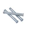Suministro directo de fábrica Pin de posicionamiento de zinc azul y blanco pin de acero al carbono GB /T882-2008T cabeza plana con orificio pin cilíndrico