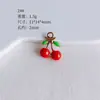 Verduras, Frutas, Fresas, Sandías, Cerezas, Aretes Colgantes, Accesorios de Joyería, Materiales para Manualidades con Cuentas, Pequeños Accesorios para Arte con Cuentas DIY