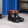 Botas de lluvia para hombre, zapatos de agua, botas de caña corta, media y alta para cocina, obra, lavado de autos, resistentes al desgaste, impermeables, antideslizantes, engrosadas, adecuadas para pescar
