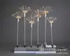Accesorios de boda lámpara de pie diente de león Chispas estrellas césped macizo de flores decoración Camino solar exterior impermeable