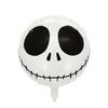 Globo Redondo de 18 Pulgadas Serie Halloween Película de Aluminio Halloween Bruja Calabaza Juguete Centro Comercial Disfraz Globo