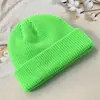 Gorro de Lana Tejido de Moda Estilo Coreano, Gorro de Lana Cálido de Otoño e Invierno, Gorro de Punto Cálido para Hombre con Logo Personalizado